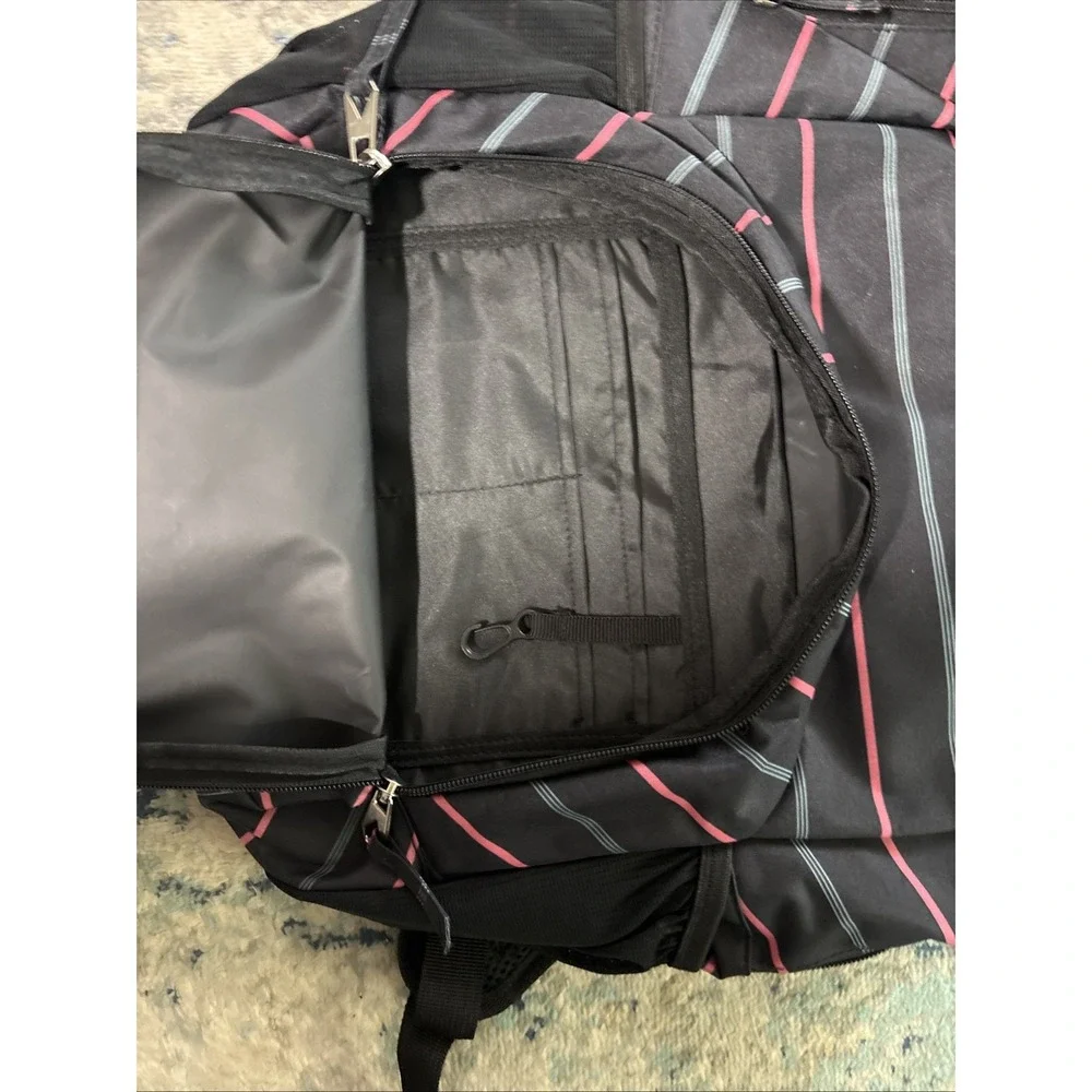 Volcom Sunston Backpack NWT Black Pink Gray $40 Retail See Pics For Details